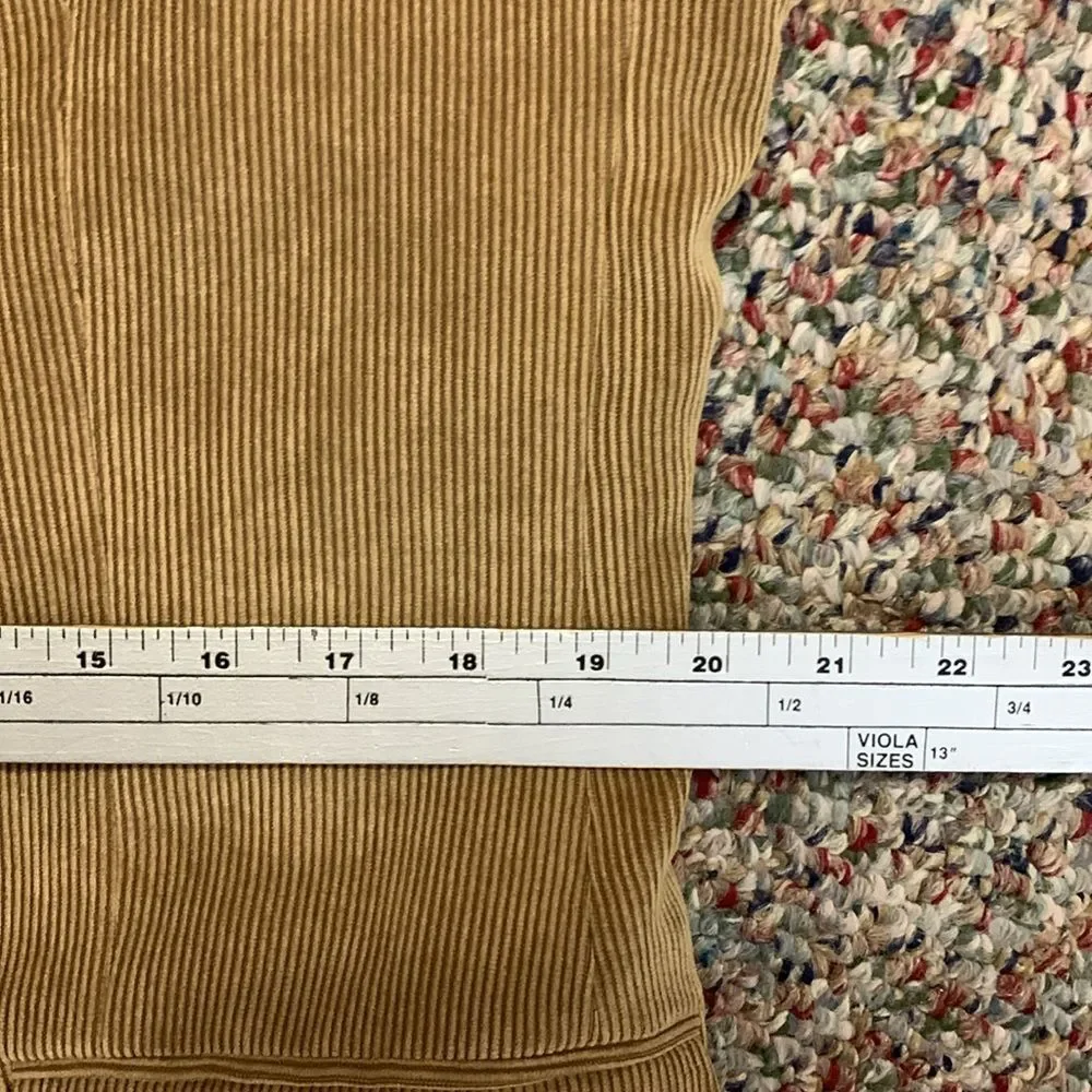 LaCrosse Men's Tan Corduroy 3 Button Front Classic Tailored Sport Coat Size 42L